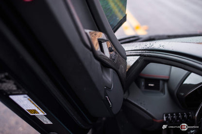 Panneaux intérieurs avec volant en fibre de carbone « E - GT » DMC pour Lamborghini Aventador Coupé et Roadster d'origine - KDMPARTS EUROPE TUNING STORE