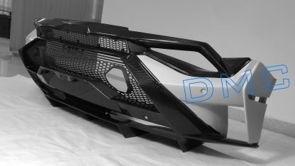 Pare chocs arrière avec diffuseur en fibre de carbone « STO » de DMC transforment la Lamborghini Huracan STO Coupé et Spyder d'origine en Super Trofeo Omologate - KDMPARTS EUROPE TUNING STORE