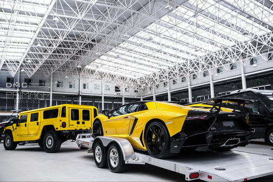 Pare chocs arrière en fibre de carbone « 50e anniversaire » DMC pour Lamborghini Aventador d'origine - KDMPARTS EUROPE TUNING STORE