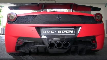 Pare chocs arrière en fibre de carbone de DMC pour Ferrari 458 Estremo d'origine, Italia Coupé et Spider, Édition limitée - KDMPARTS EUROPE TUNING STORE