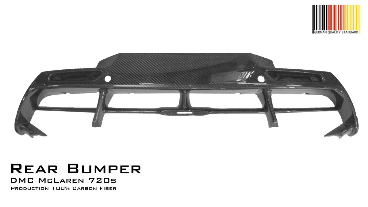 Pare chocs arrière en fibre de carbone de DMC pour McLaren 720S Coupé et Spider - KDMPARTS EUROPE TUNING STORE