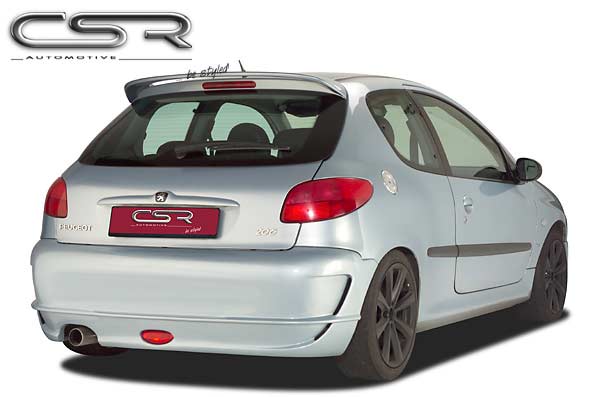Pare chocs arrière pour Peugeot 206 3/5 portes Look GT3 - KDMPARTS EUROPE TUNING STORE