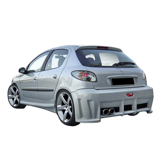 Pare chocs arrière pour Peugeot 206 (98 - 08) – Look extrême - KDMPARTS EUROPE TUNING STORE