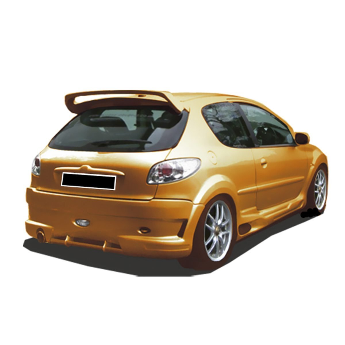 Pare Chocs Arrière pour Peugeot 206 (98 - 08) – Look Racing - KDMPARTS EUROPE TUNING STORE
