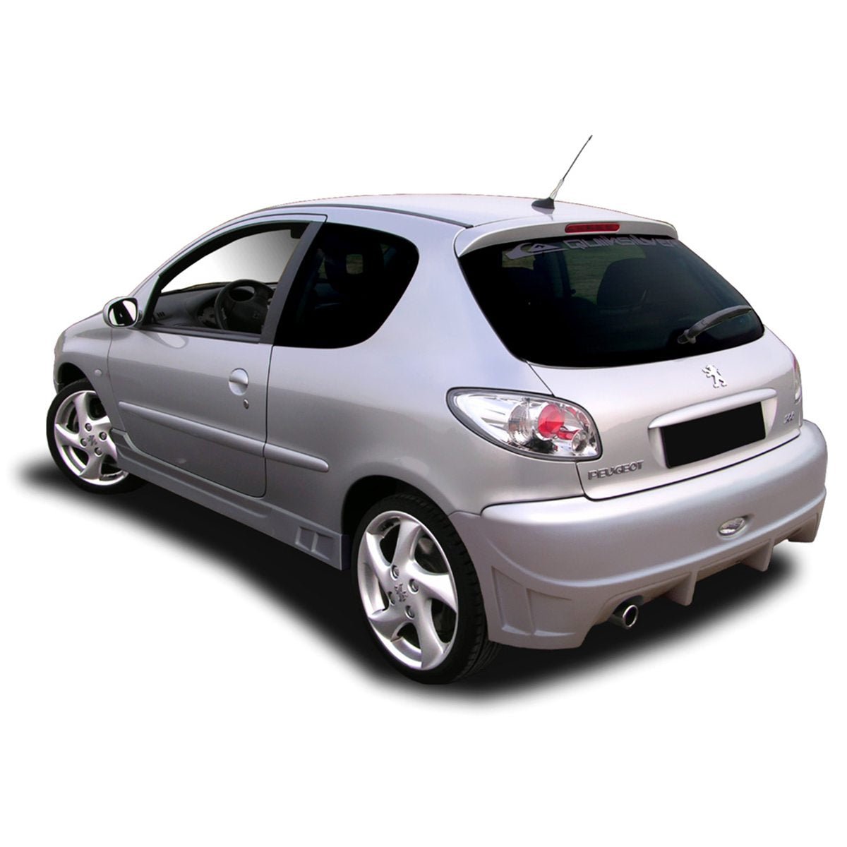 Pare chocs arrière pour Peugeot 206 (98 - 08) – Look Wilder - KDMPARTS EUROPE TUNING STORE