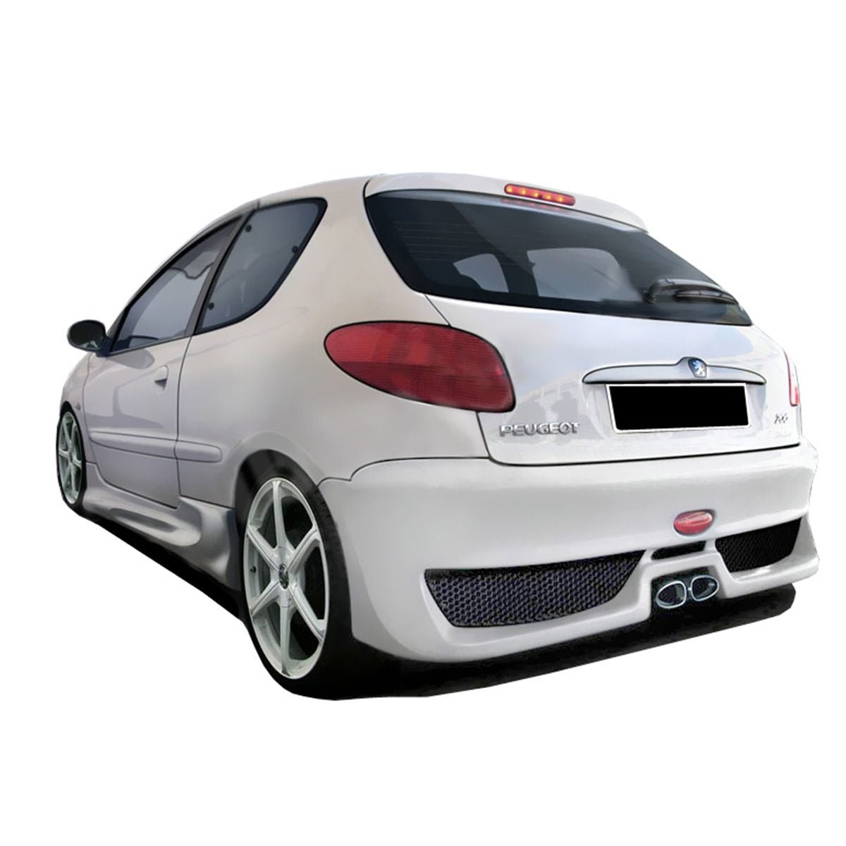 Pare chocs arrière pour Peugeot 206 (98 - 08) – Sport - KDMPARTS EUROPE TUNING STORE