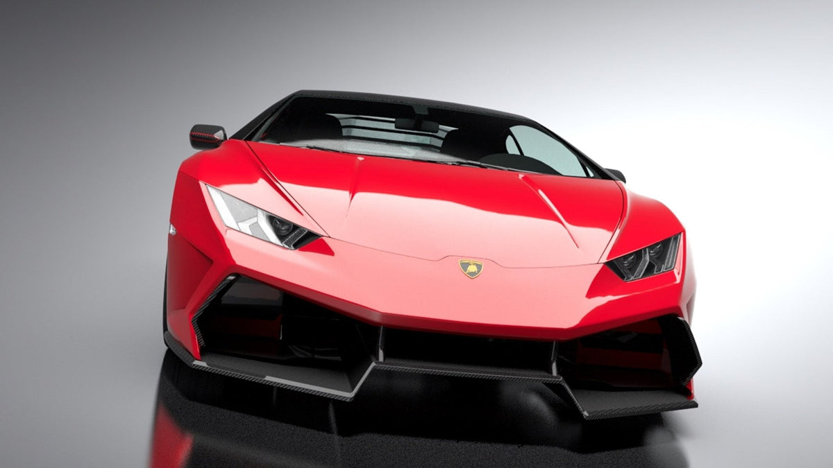 Pare chocs avant en fibre de carbone « Omaggio » de DMC pour Lamborghini Huracan Coupé et Spyder d'origine - KDMPARTS EUROPE TUNING STORE