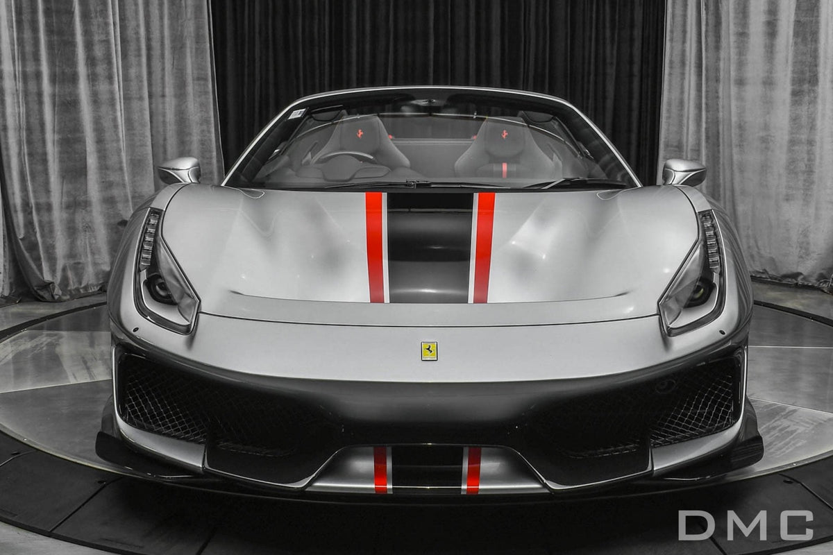 Pare chocs avant en fibre de carbone « Pista » de DMC pour Ferrari 488 GTB Coupé et Spider - KDMPARTS EUROPE TUNING STORE