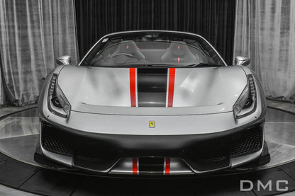 Pare chocs avant en fibre de carbone « Pista » de DMC pour Ferrari 488 GTB Coupé et Spider - KDMPARTS EUROPE TUNING STORE