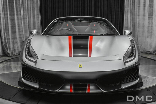 Pare chocs avant en fibre de carbone « Pista » de DMC pour Ferrari 488 GTB Coupé et Spider - KDMPARTS EUROPE TUNING STORE