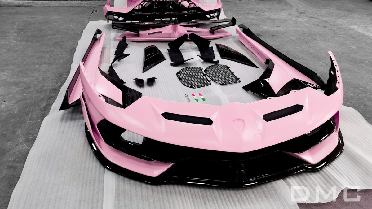 Pare chocs avant en fibre de carbone « SVJ LP770 » de DMC pour Lamborghini Aventador Coupé et Roadster d'origine - KDMPARTS EUROPE TUNING STORE