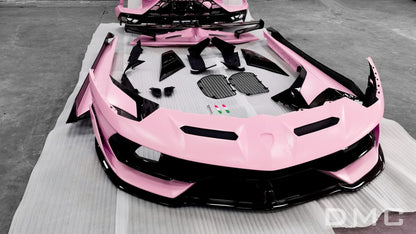 Pare chocs avant en fibre de carbone « SVJ LP770 » de DMC pour Lamborghini Aventador Coupé et Roadster d'origine - KDMPARTS EUROPE TUNING STORE