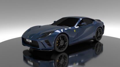 Pare chocs avant large de DMC pour Ferrari 812 SuperFast en fibre de carbone - KDMPARTS EUROPE TUNING STORE