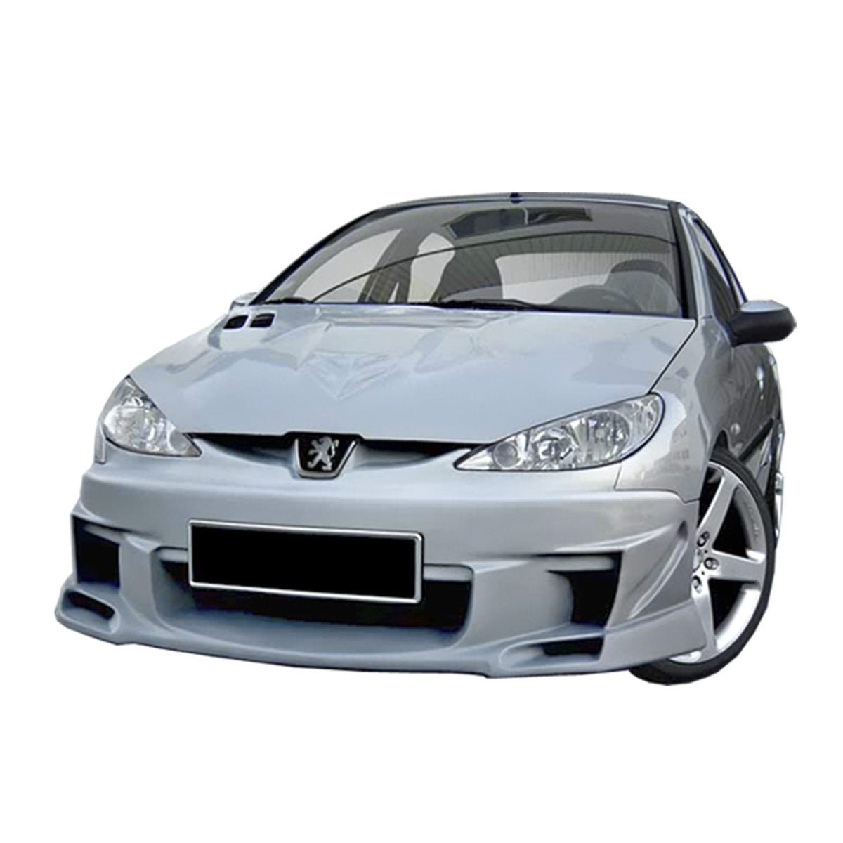 Pare chocs avant Peugeot 206 (98 - 08) – Look extrême - KDMPARTS EUROPE TUNING STORE