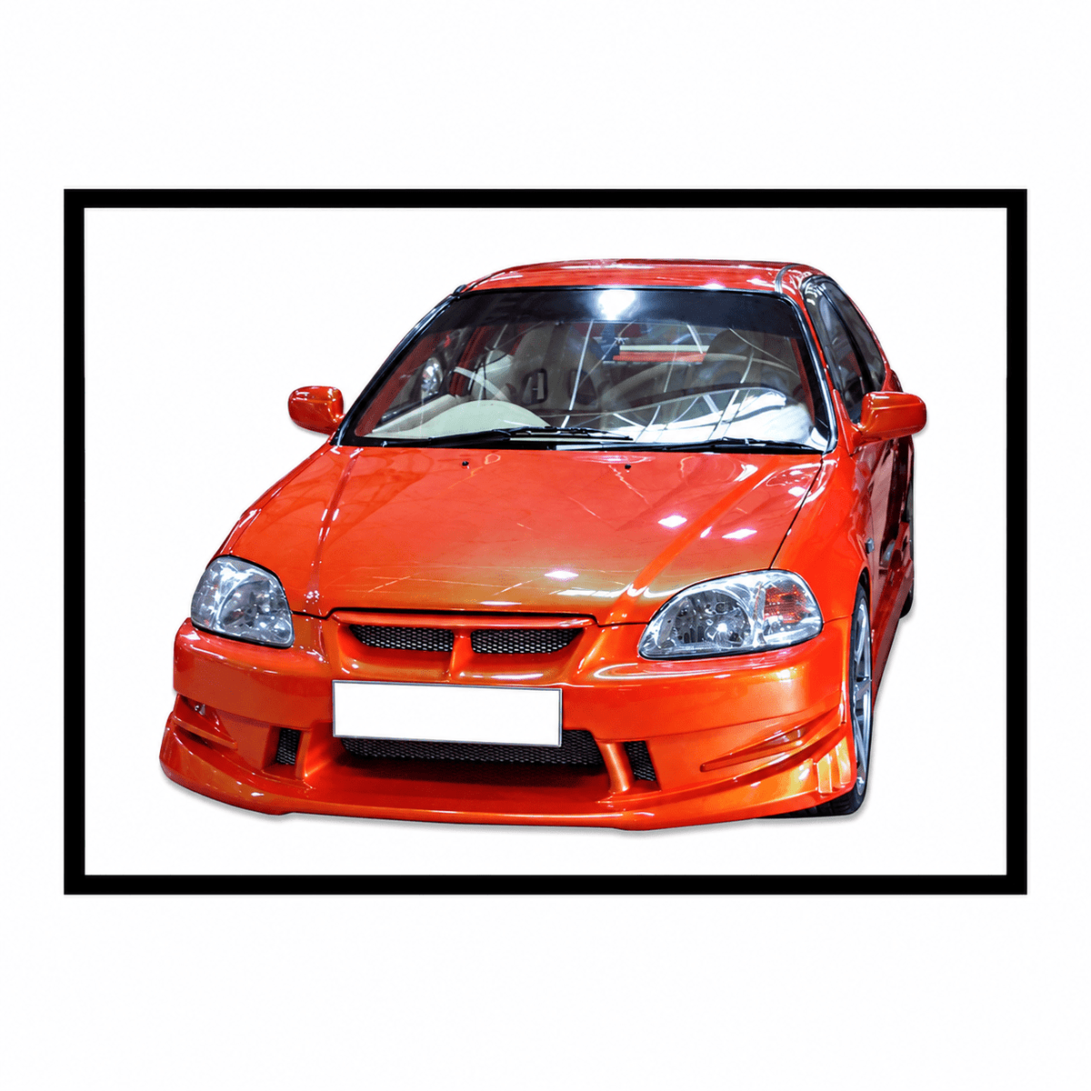 Pare Chocs Avant pour Honda Civic 96 look Extrême - KDMPARTS EUROPE TUNING STORE