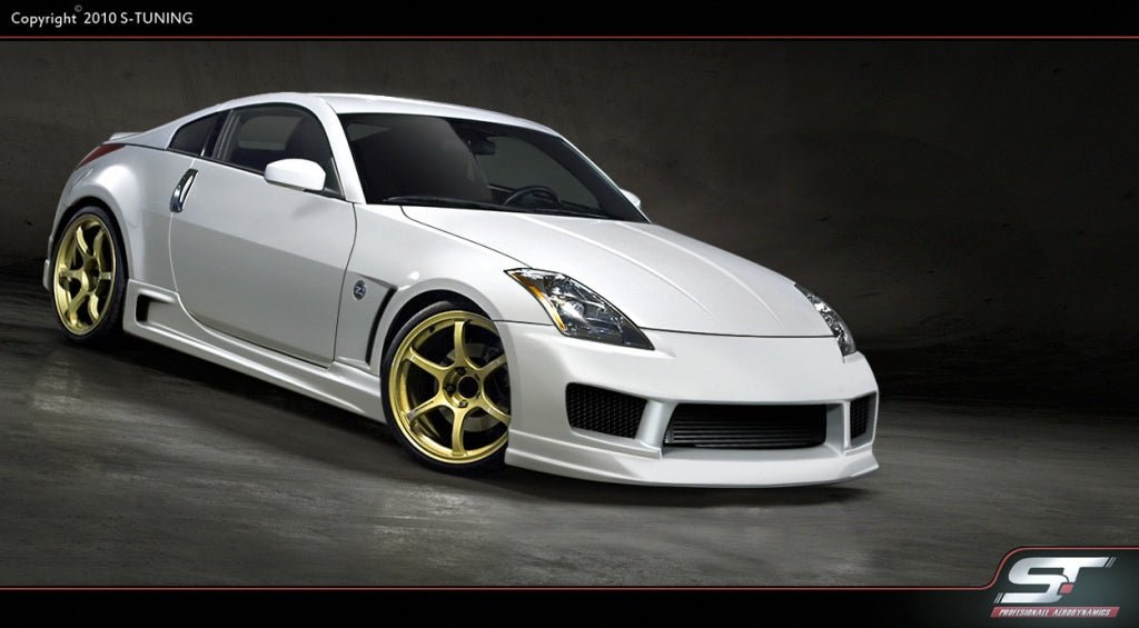 Pare chocs avant pour Nissan 350Z 2003-2009 avec grille en ABS intégrée - KDMPARTS EUROPE TUNING STORE