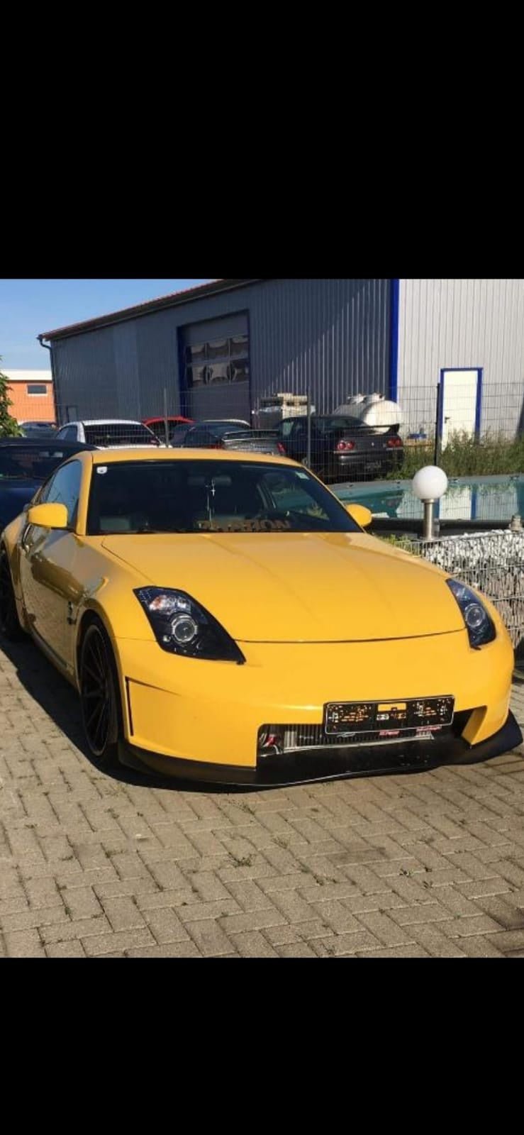 Pare chocs avant pour Nissan 350Z 2003-2009 look V3 avec grille en ABS intégrée - KDMPARTS EUROPE TUNING STORE