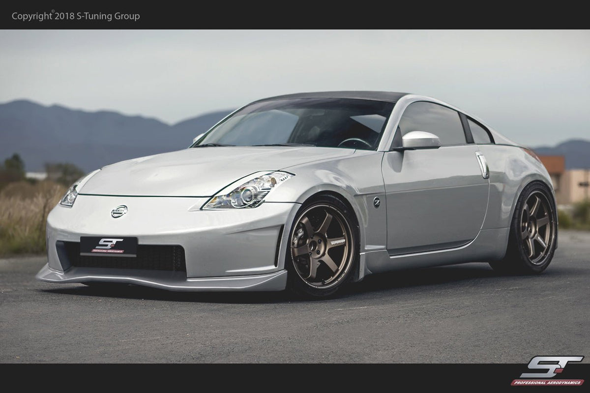 Pare chocs avant pour Nissan 350Z 2003-2009 look V3 avec grille en ABS intégrée - KDMPARTS EUROPE TUNING STORE