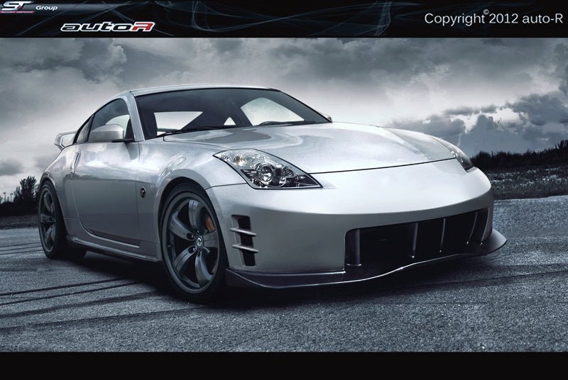 Pare chocs avant pour Nissan 350Z 2003-2009 look V3 avec grille en ABS intégrée - KDMPARTS EUROPE TUNING STORE