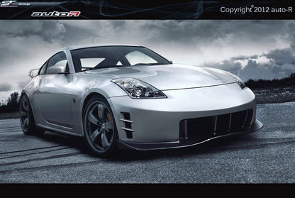 Pare chocs avant pour Nissan 350Z 2003-2009 look V3 avec grille en ABS intégrée - KDMPARTS EUROPE TUNING STORE