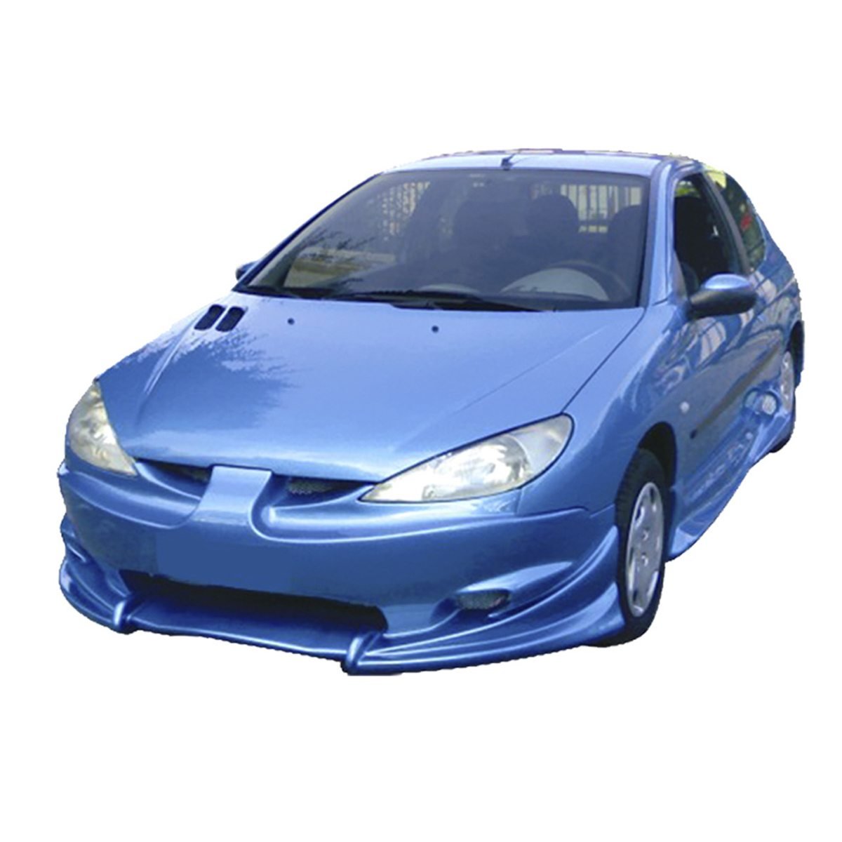 Pare chocs avant pour Peugeot 206 (98 - 08) – Look Flash - KDMPARTS EUROPE TUNING STORE