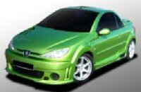 Pare chocs avant pour Peugeot 206 Style Runner V3 - KDMPARTS EUROPE TUNING STORE