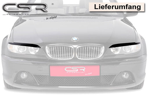 Paupières de phares avant pour BMW Série 3 E46 droite / gauche - KDMPARTS EUROPE TUNING STORE