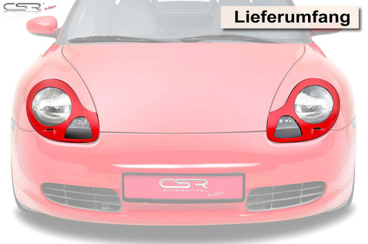 Paupières de phares avant pour Porsche Boxster 986 et 911 / 996 avec système lave - phares - KDMPARTS EUROPE TUNING STORE