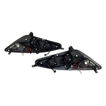2 Phares Avant Angel Eyes pour Toyota Celica de 2001 - 2007, à fond Noir