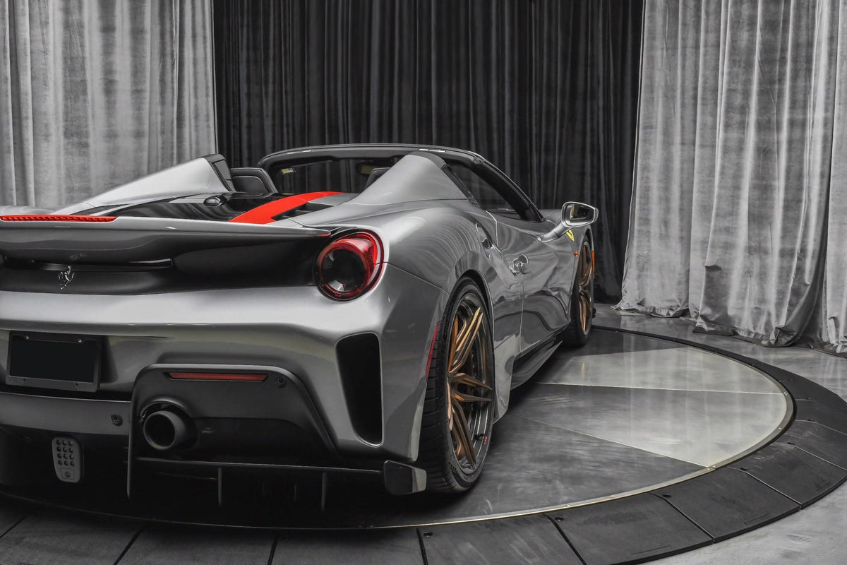 Prises d'air arrière en fibre de carbone de DMC pour Ferrari 488 Pista Coupé et Spider - KDMPARTS EUROPE TUNING STORE