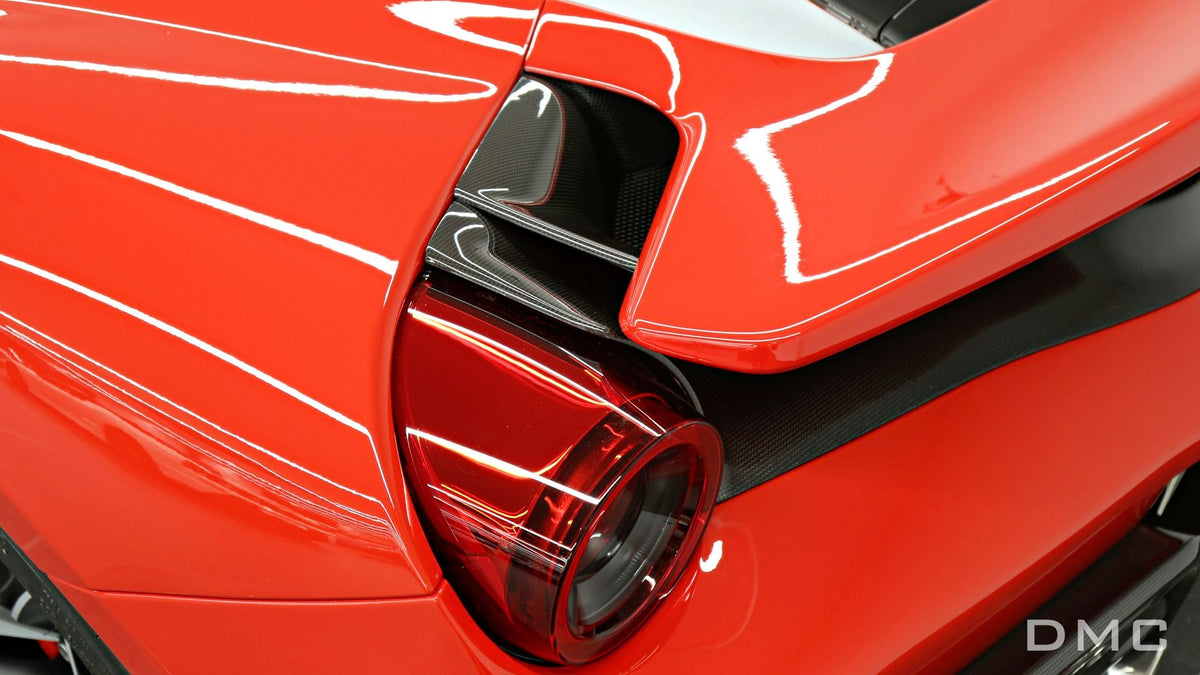 Prises d'air arrière en fibre de carbone de DMC pour Ferrari 488 Pista Coupé et Spider - KDMPARTS EUROPE TUNING STORE