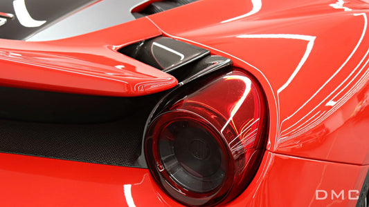 Prises d'air arrière en fibre de carbone de DMC pour Ferrari 488 Pista Coupé et Spider - KDMPARTS EUROPE TUNING STORE