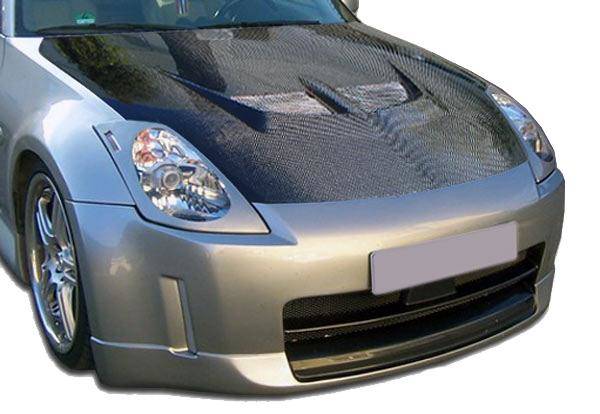 Rajout de Pare chocs avant pour Nissan 350Z 2006 - 2008 Style JDM polyuréthane - KDMPARTS EUROPE TUNING STORE