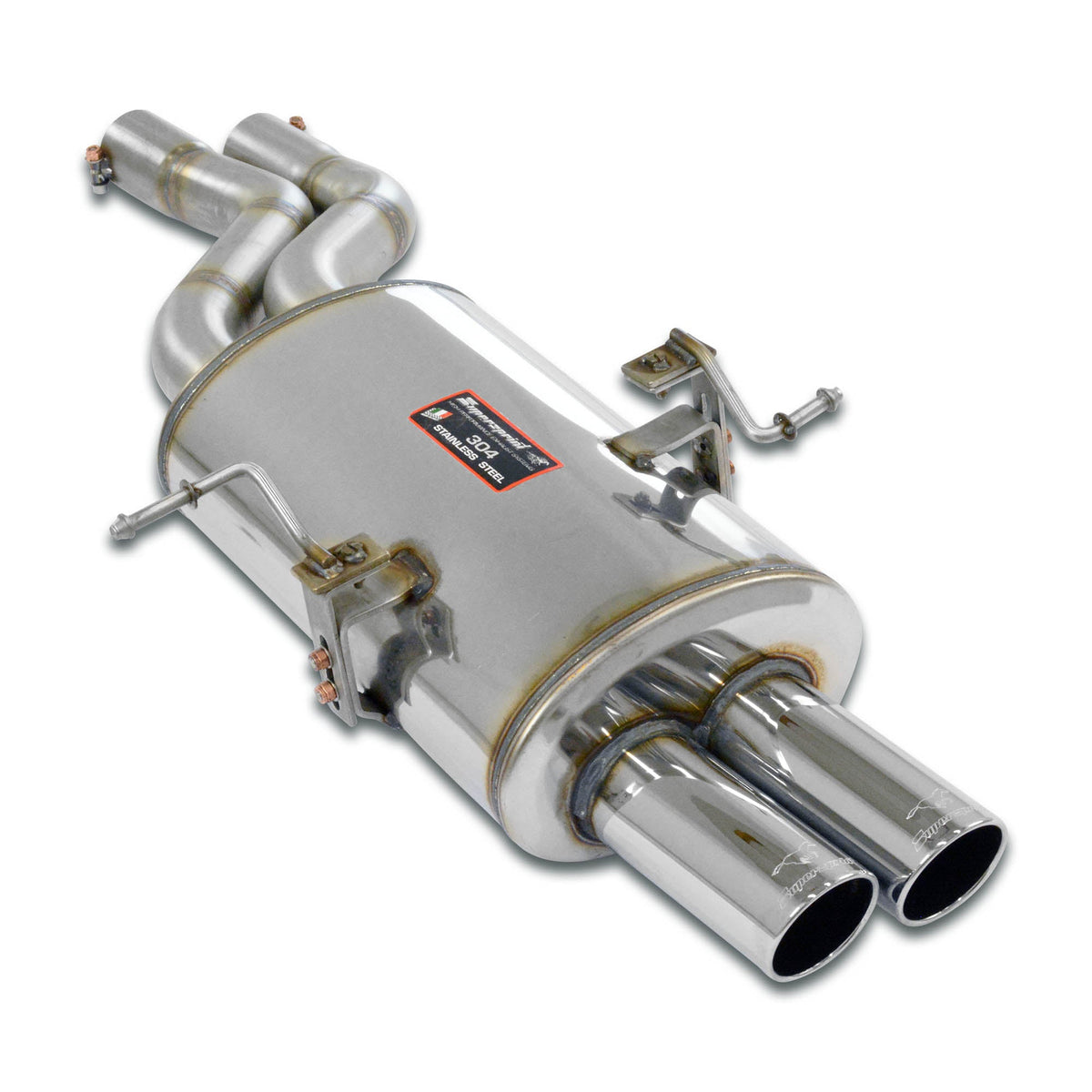 Silencieux d'échappement arrière Supersprint pour BMW E46 - Tous les modèles (Pour conversion moteur V8 LS1 / Mustang) - KDMPARTS EUROPE TUNING STORE
