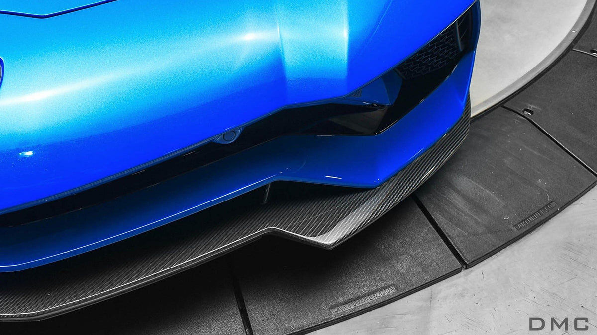 Spoiler avant en fibre de carbone « Tecno » de DMC pour Lamborghini Aventador S Coupé et Roadster d'origine - KDMPARTS EUROPE TUNING STORE