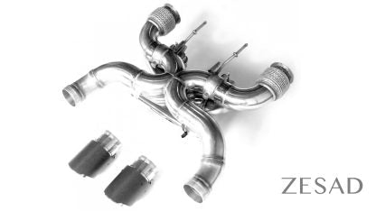 Système d'échappement en Acier inoxydable T304 de ZESAD pour McLaren 720S Coupé et spider d'origine - KDMPARTS EUROPE TUNING STORE