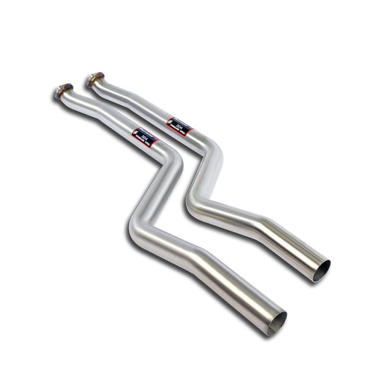 Tubes avant (suppression de catalyseur) Droit + Gauche Supersprint pour BMW E46 - Tous les modèles (Pour conversion moteur N55) - KDMPARTS EUROPE TUNING STORE