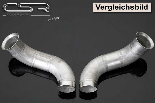 Tuyaux de dérivation pour embouts d'échappement permettant une conversion au look Porsche Turbo avec notre Pare chocs arrière look turbo pour Porsche 911 / 997 - KDMPARTS EUROPE TUNING STORE