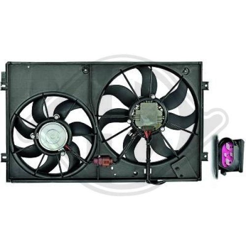 Ventilateur de refroidissement du moteur DIEDERICHS pour VOLKSWAGEN GOLF V (1K1), GOLF V Variant (1K5), GOLF VI (5K1), GOLF VI Variant (AJ5), GOLF PLUS V (5M1, 521) - KDMPARTS EUROPE TUNING STORE