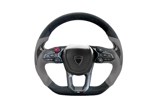 Volant Lamborghini sur mesure DMC – Fibre de carbone, cuir et Alcantara personnalisés pour un contrôle optimal - KDMPARTS EUROPE TUNING STORE