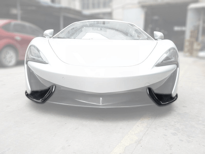 x2 Séparateurs latéraux de pare chocs avant droit / gauche pour McLaren 570S 2016 - 2017 en fibre de Carbone haute brillance - KDMPARTS EUROPE TUNING STORE