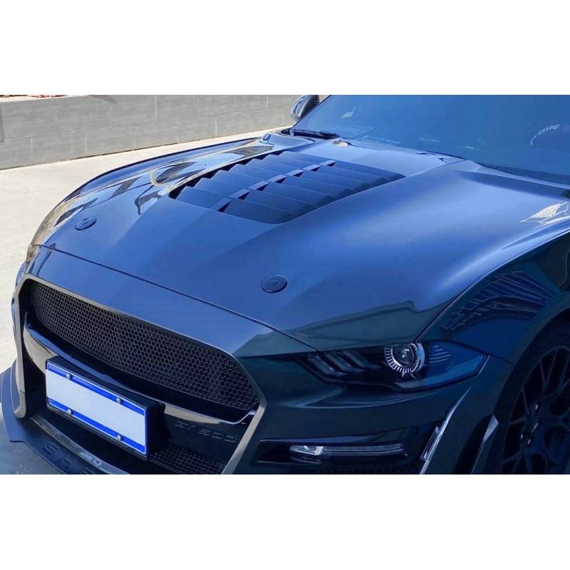 Capot Ford Mustang Look GT500 18-20 Aluminium - KDMPARTS EUROPE TUNING STORE