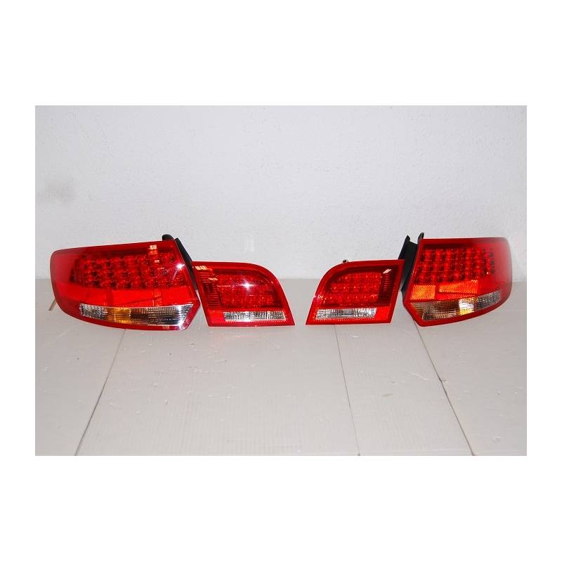 Feux Arrières Audi A3 Sportback '04-08 Led Red/ Fumé - KDMPARTS EUROPE TUNING STORE