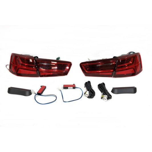 Feux Arrières Audi A6 Sedan 2011-2015 Look 2016 Red - KDMPARTS EUROPE TUNING STORE