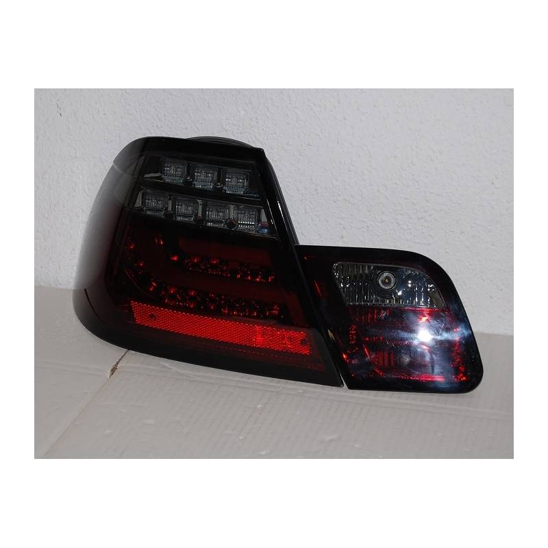 Feux Arrières BMW E46 2P 2003-2005 Led Rouge Fumé - KDMPARTS EUROPE TUNING STORE