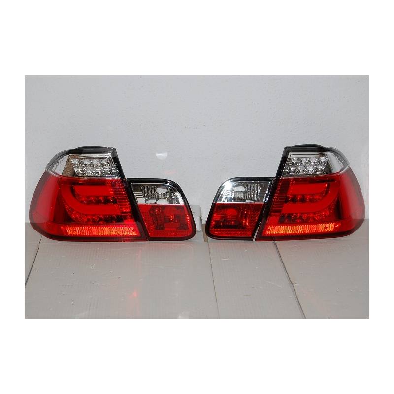 Feux Arrières Cardna BMW E46 4 Portes 2002-2005 Red Lightbar - KDMPARTS EUROPE TUNING STORE