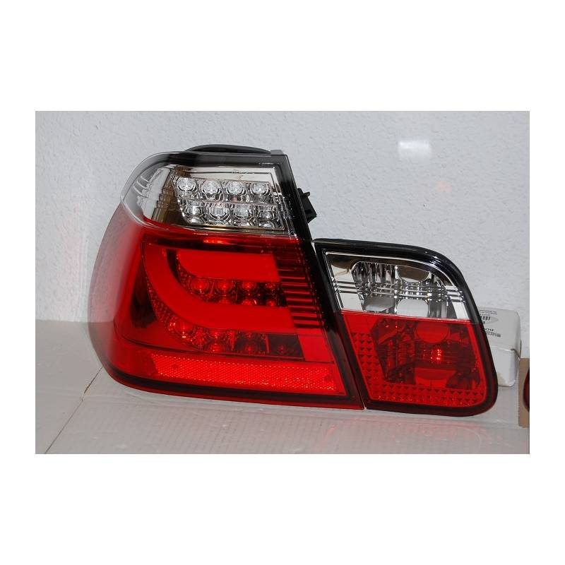 Feux Arrières Cardna BMW E46 4 Portes 2002-2005 Red Lightbar - KDMPARTS EUROPE TUNING STORE