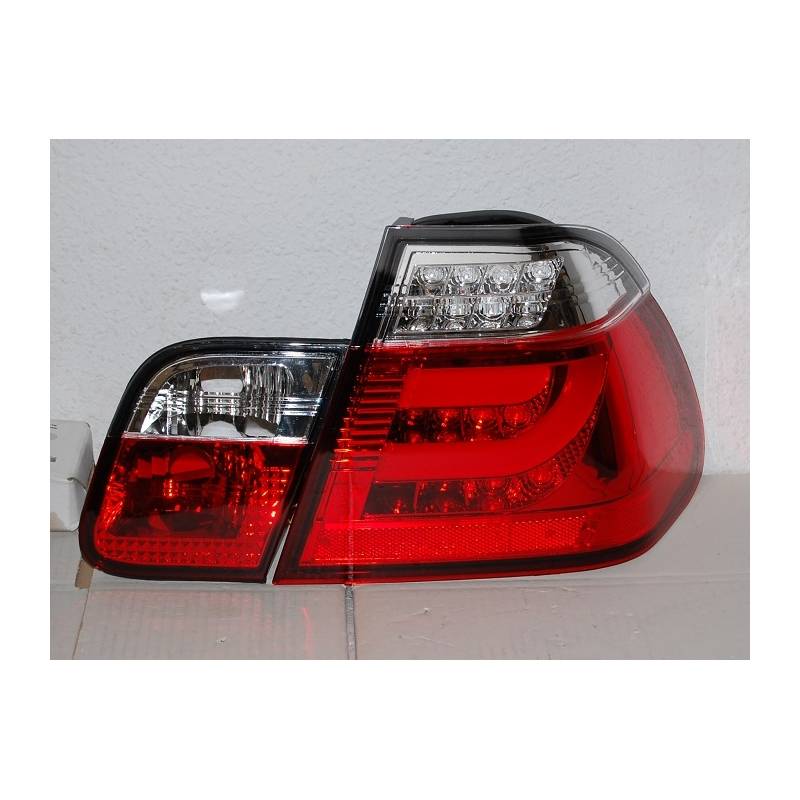 Feux Arrières Cardna BMW E46 4 Portes 2002-2005 Red Lightbar - KDMPARTS EUROPE TUNING STORE