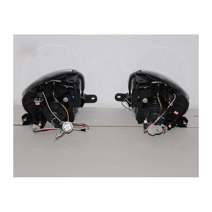 Fiat 500 Phare Avant Noir, Lumière De Jour - KDMPARTS EUROPE TUNING STORE