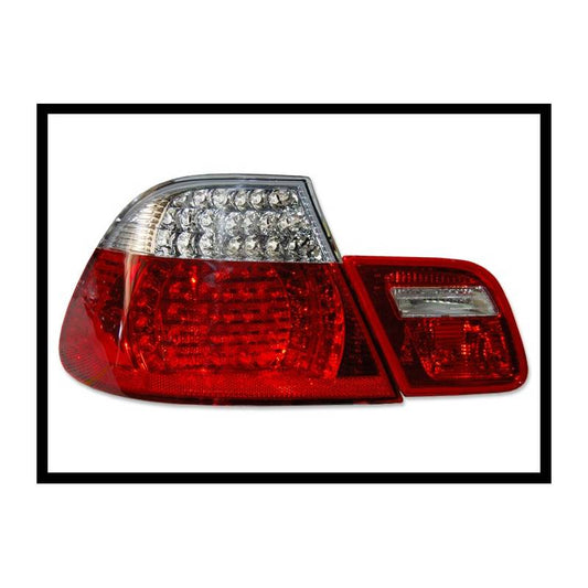 Jeu de feux Arrières BMW E46 2P 2003-2005 Led Rouge - KDMPARTS EUROPE TUNING STORE